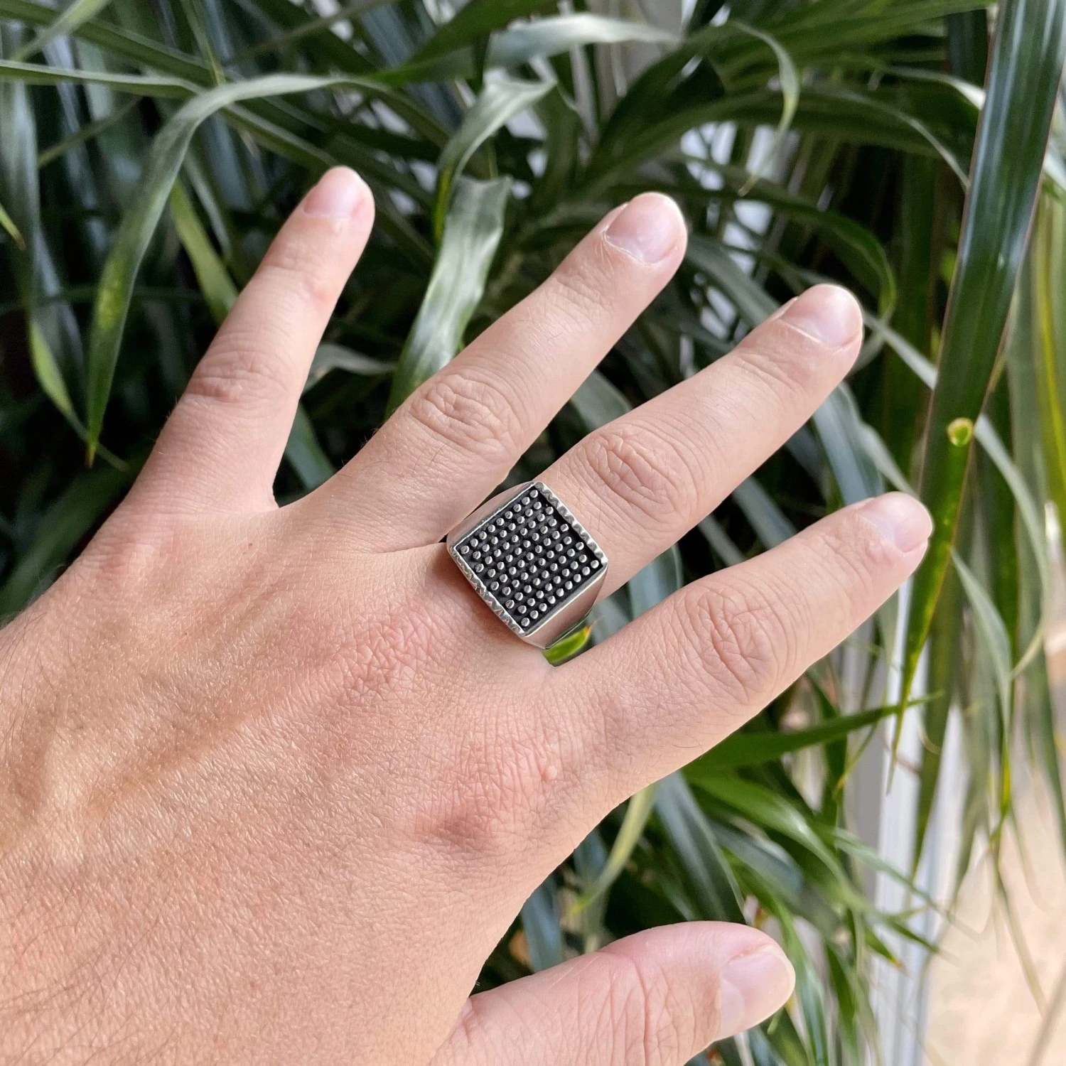 Bague La force en acier Bague La Force En Acier -Mathieu Blan Chard Soldes mathieu blanchard bague bague la force en acier 30756461117607