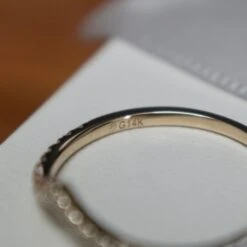 Bague V En Or 10K Et Moissanites -Mathieu Blan Chard Soldes mathieu blanchard bague v en or 14k et moissanites 38990314078456