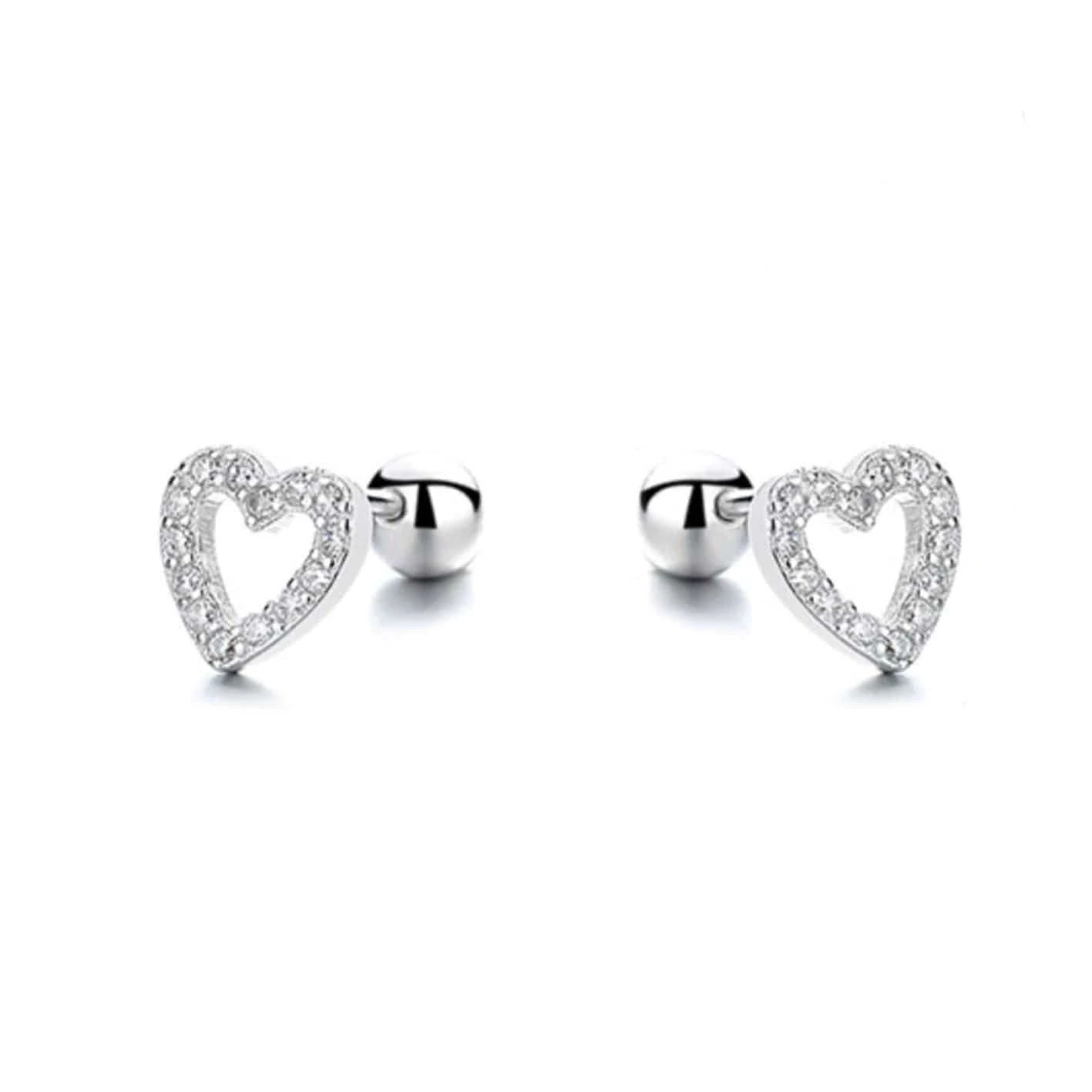 Boucles d'oreilles Coeurs en argent sterling Boucles D'oreilles Coeurs En Argent Sterling -Mathieu Blan Chard Soldes mathieu blanchard boucles d oreilles argent boucles d oreilles coeurs en argent sterling 37509851906296