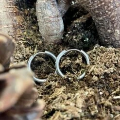 Boucles D'oreilles Anneaux Simples En Acier -Mathieu Blan Chard Soldes mathieu blanchard boucles d oreilles boucles d oreilles anneaux simple en acier 37486628307192