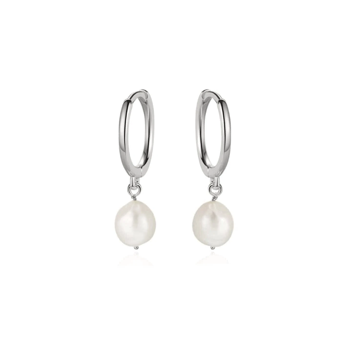 Boucles d'oreilles Huggies Perles Baroques en argent sterling Boucles D'oreilles Huggies Perles Baroques En Argent Sterling -Mathieu Blan Chard Soldes mathieu blanchard boucles d oreilles boucles d oreilles huggies perles baroques en argent sterling 37557181087992