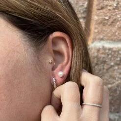 Boucles D'oreilles Perles En Argent Sterling -Mathieu Blan Chard Soldes mathieu blanchard boucles d oreilles boucles d oreilles perles en argent sterling 38522773274872