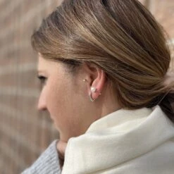 Boucles D'oreilles Perles En Argent Sterling -Mathieu Blan Chard Soldes mathieu blanchard boucles d oreilles boucles d oreilles perles en argent sterling 38522790904056