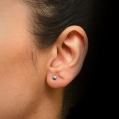 Boucles D'oreilles Ronds En Acier
