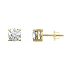 Boucles D'oreilles Classiques En Or Jaune Ou Blanc 10K Et Moissanites 15 Boucles D'oreilles Classiques En Or Jaune Ou Blanc 10K Et Moissanites -Mathieu Blan Chard Soldes mathieu blanchard boucles d oreilles dore or 10k 4 mm boucles d oreilles classiques en or jaune ou blanc 10k et moissanites 38361650168056