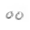 Boucles D'oreilles Minimalistes En Argent Sterling