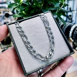 Chaîne Figaro La Force En Acier 11 Chaîne Figaro La Force En Acier -Mathieu Blan Chard Soldes mathieu blanchard chaine chaine figaro la force en acier 39143347060984