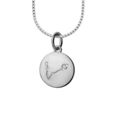 Collier Constellation Zodiaque En Argent Sterling -Mathieu Blan Chard Soldes mathieu blanchard chaine collier constellation zodiaque en argent sterling 37481405022456