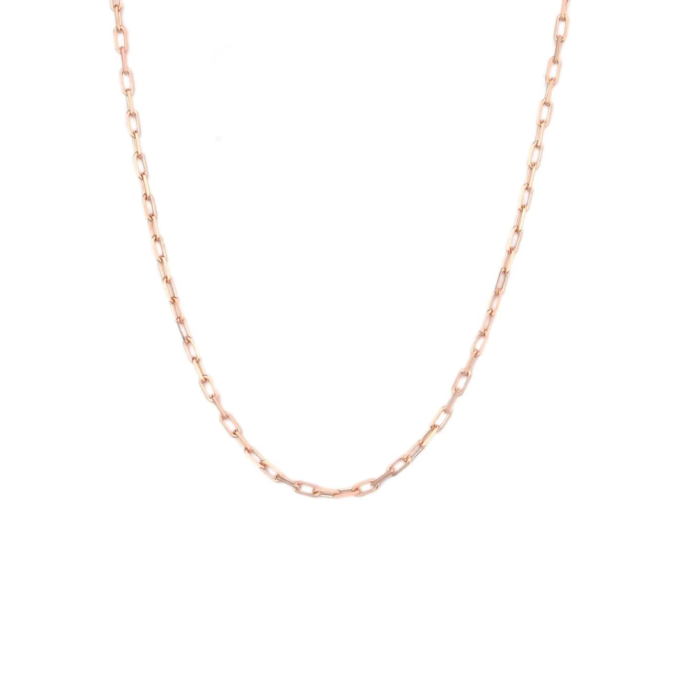 Chaîne minimaliste mailles rectangles en argent sterling Chaîne Minimaliste Mailles Rectangles En Argent Sterling -Mathieu Blan Chard Soldes mathieu blanchard chaine rose 18 pouces chaine minimaliste mailles rectangles en argent sterling 36164668489976