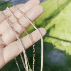 Collier Chaîne Et Tennis En Argent Sterling -Mathieu Blan Chard Soldes mathieu blanchard collier chaine et tennis cz en argent sterling 30204781461671