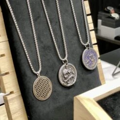 Collier Fleur De Vie En Acier 6 Collier Fleur De Vie En Acier -Mathieu Blan Chard Soldes mathieu blanchard collier collier fleur de vie en acier 36296985313528