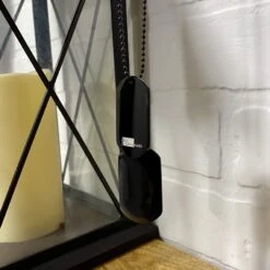 Collier Plaques Militaires La Force En Acier -Mathieu Blan Chard Soldes mathieu blanchard collier collier plaques militaires la force en acier 36297060188408