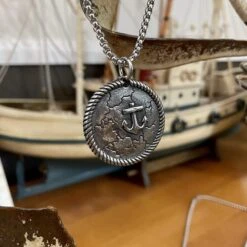 Collier Profondeur Marin En Acier -Mathieu Blan Chard Soldes mathieu blanchard collier collier profondeur marin en acier 30756254449831