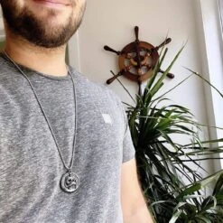 Collier Profondeur Marin En Acier -Mathieu Blan Chard Soldes mathieu blanchard collier collier profondeur marin en acier 30756375953575