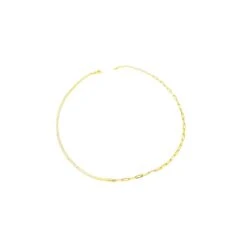 Collier Chaîne Et Tennis En Argent Sterling -Mathieu Blan Chard Soldes mathieu blanchard dore collier chaine et tennis cz en argent sterling 30008344707239