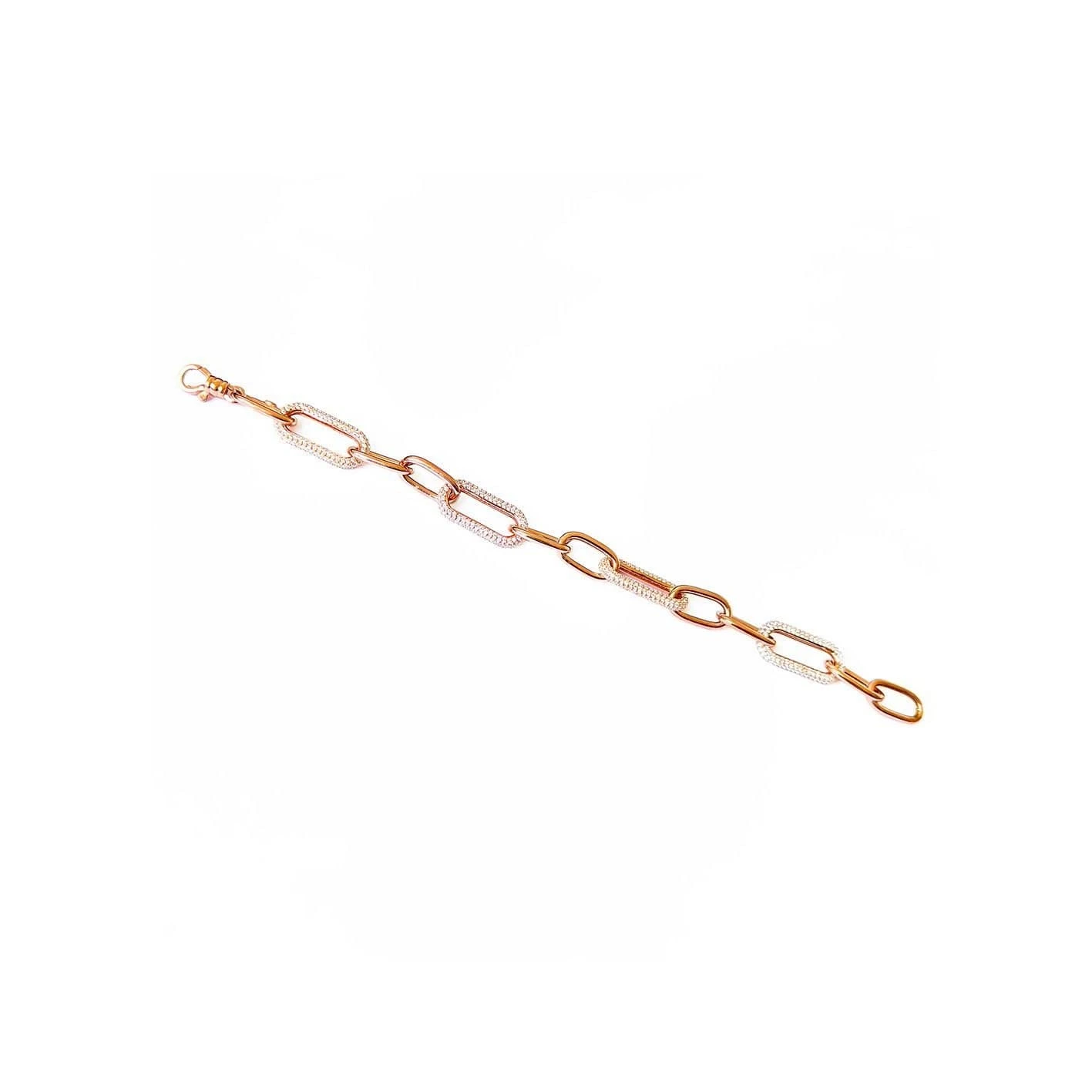 Bracelet Chaîne massive Scintillante en argent sterling Bracelet Chaîne Massive Scintillante En Argent Sterling -Mathieu Blan Chard Soldes mathieu blanchard rose bracelet chaine massive scintillante en argent sterling 30792236466343