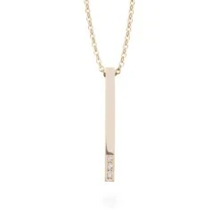 Collier Barre Pur En Acier 2 Collier Barre Pur En Acier -Mathieu Blan Chard Soldes mia bijoux pendants dore collier barre pur et cz en acier 28150141124775
