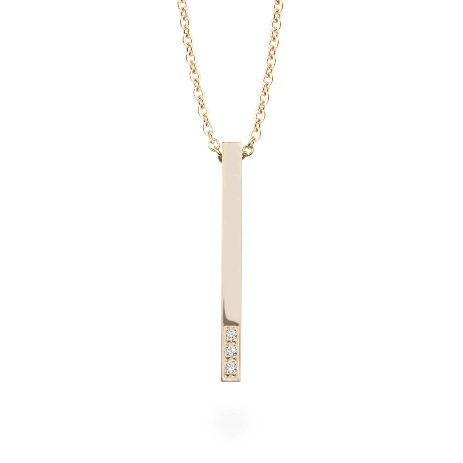 Collier Barre Pur en acier Collier Barre Pur En Acier -Mathieu Blan Chard Soldes mia bijoux pendants dore collier barre pur et cz en acier 28150141124775