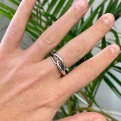 Bague Racine En Argent Sterling -Mathieu Blan Chard Soldes michaud michaud bracelet bague racine en argent sterling 37060537417976