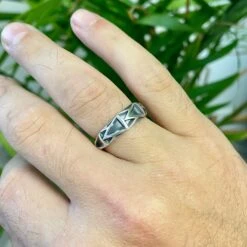 Bague Trium En Argent Sterling -Mathieu Blan Chard Soldes michaud michaud bracelet bague trium en argent sterling 37920768688376