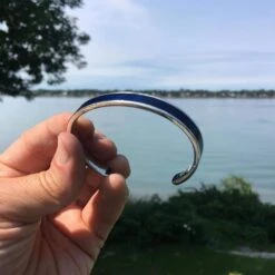 Bracelet Manic Bleu Lapis En Argent Sterling -Mathieu Blan Chard Soldes michaud michaud bracelet bracelet manic bleu lapis en argent sterling 36164094329080