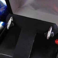 Boucles D'oreilles En Or 10K, Diamants Et Onyx