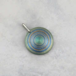 Pendentif En Argent Sterling Et Titane