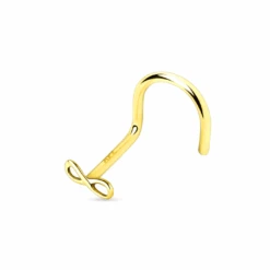 Piercing De Nez Infini Sur Or 14K