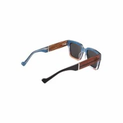 Lunette De Soleil Expédition Bleue En Bois -Mathieu Blan Chard Soldes roadtripmadewood lunettes de soleil lunette de soleil expedition bleue en bois 37002370842872