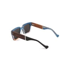 Lunette De Soleil Expédition Bleue En Bois -Mathieu Blan Chard Soldes roadtripmadewood lunettes de soleil lunette de soleil expedition bleue en bois 37002371006712