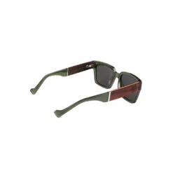 Lunette De Soleil Expédition Verte En Bois -Mathieu Blan Chard Soldes roadtripmadewood lunettes de soleil lunette de soleil expedition en bois 37001616261368