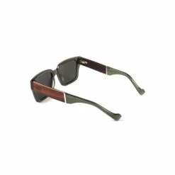 Lunette De Soleil Expédition Verte En Bois -Mathieu Blan Chard Soldes roadtripmadewood lunettes de soleil lunette de soleil expedition en bois 37001616294136