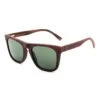 Lunette De Soleil Woodman Rouge En Bois