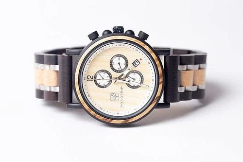 Montre en bois Naturel Montre En Bois Naturel -Mathieu Blan Chard Soldes roadtripmadewood montres montre en bois naturel 37522551111928