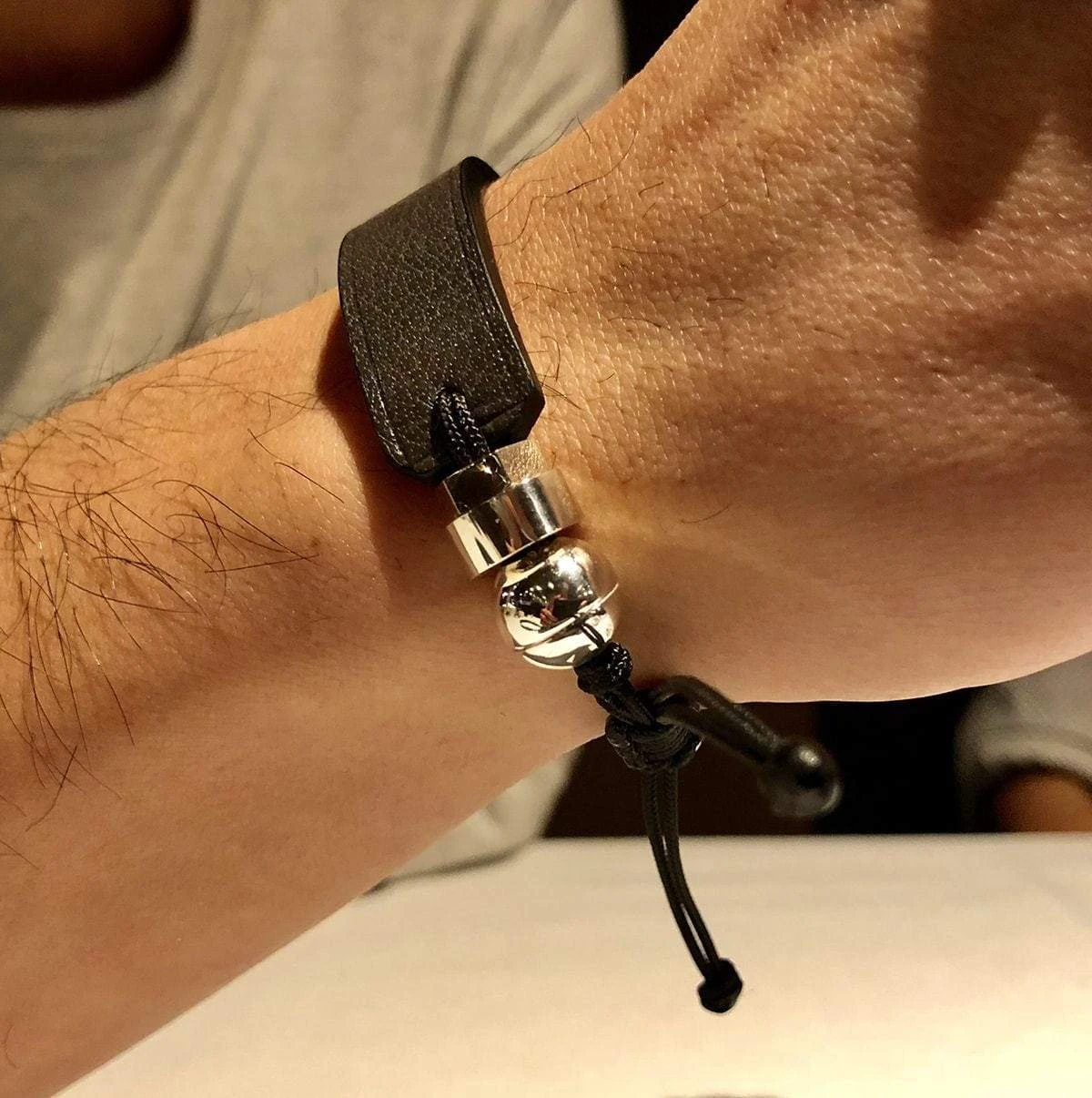 Bracelet de cuir véritable et argent sterling Bracelet De Cuir Véritable Et Argent Sterling -Mathieu Blan Chard Soldes romeo j bracelet de cuir veritable et argent 20990870356135