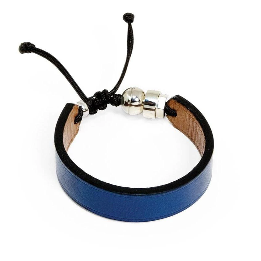 Bracelet de cuir véritable et argent sterling Bracelet De Cuir Véritable Et Argent Sterling -Mathieu Blan Chard Soldes romeo j bracelet de cuir veritable et argent 20990870388903