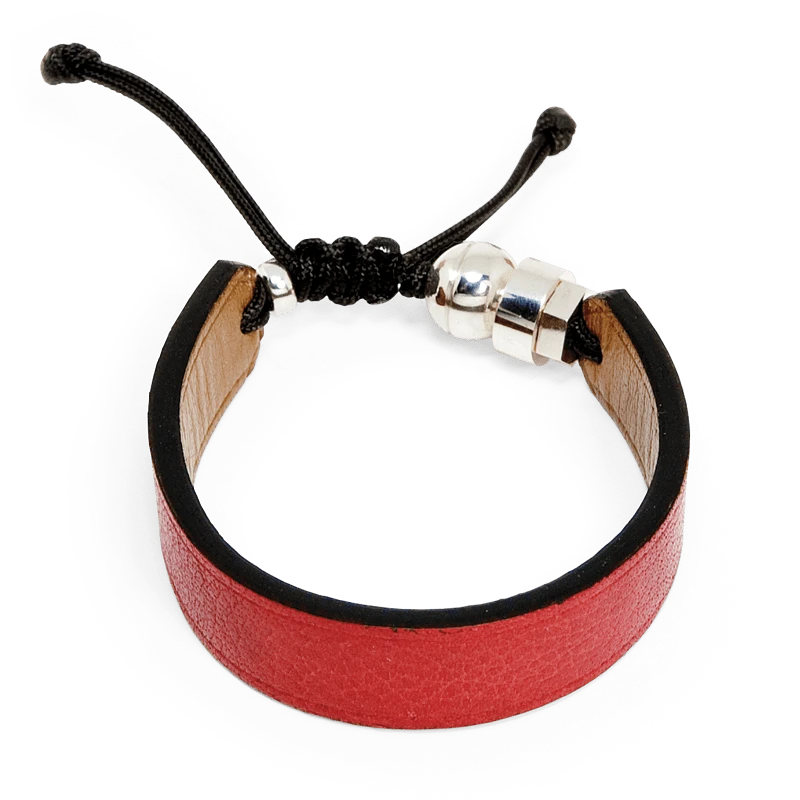 Bracelet de cuir véritable et argent sterling Bracelet De Cuir Véritable Et Argent Sterling -Mathieu Blan Chard Soldes romeo j bracelet de cuir veritable et argent 20990870519975