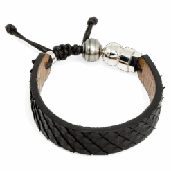 Bracelet En Cuir De Python, Perle De Tahiti Et Argent Sterling 7 Bracelet En Cuir De Python, Perle De Tahiti Et Argent Sterling -Mathieu Blan Chard Soldes romeo j bracelet en cuir de python perle de tahiti et argent 20990807277735