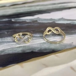 Bague Infini En Or 10K -Mathieu Blan Chard Soldes rpm bague infini cz en or jaune ou blanc 10k 28783317745831