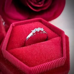 Bague Trois Pierres En Or 10K -Mathieu Blan Chard Soldes rpm bague trois pierres en or 10k 36575902040312