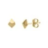 Boucles D'oreilles Pyramides En Or 10K