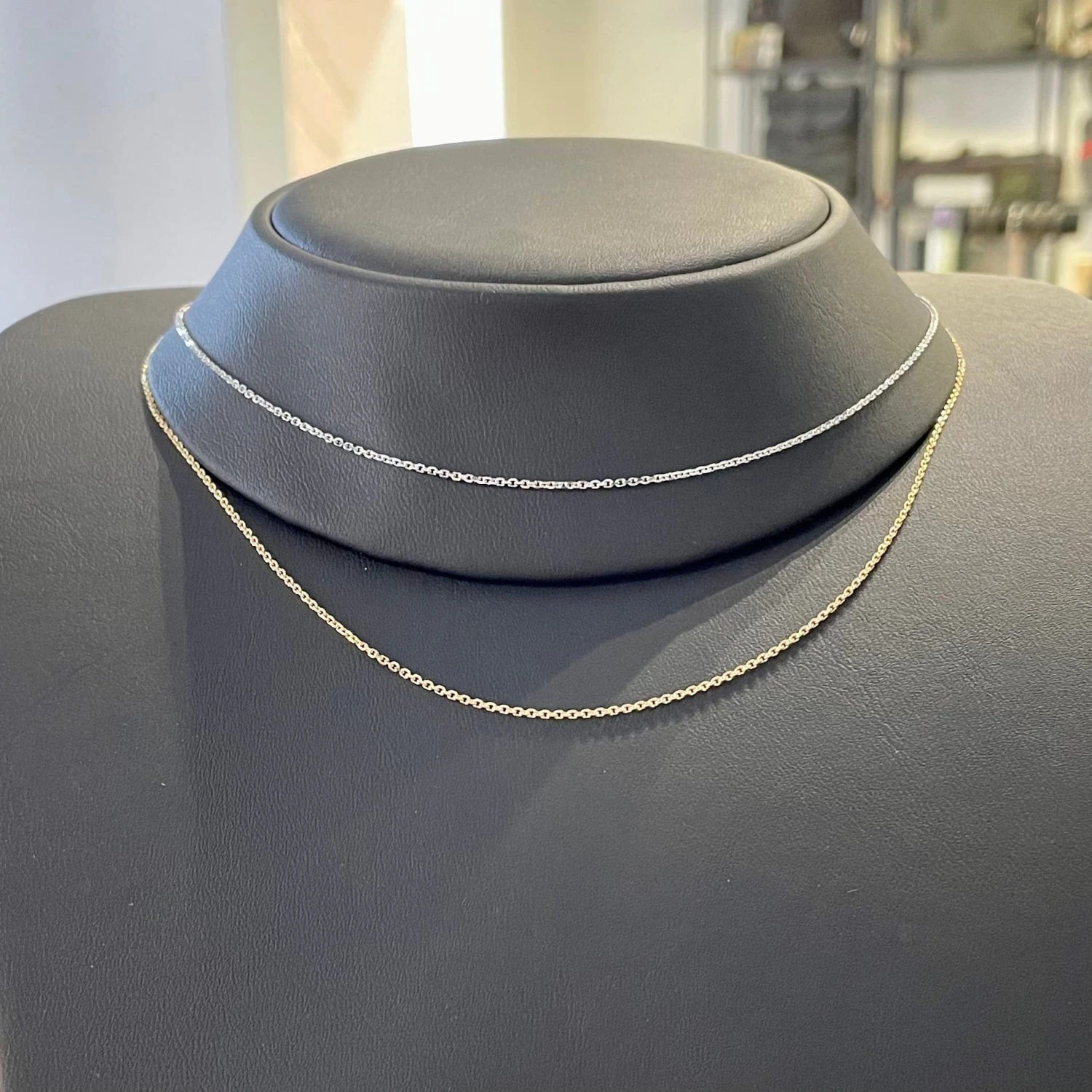 Chaîne Forçat en or 10K Chaîne Forçat En Or 10K -Mathieu Blan Chard Soldes rpm chaine forcat diamante en or jaune 10k 16 pouces 36534634742008