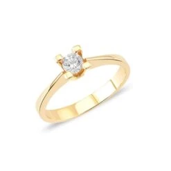 Bague Classique Solitaire En Or 10K 5 Bague Classique Solitaire En Or 10K -Mathieu Blan Chard Soldes rpm grandeur 6 dore bague classique solitaire cz en or 10k 34496969605368