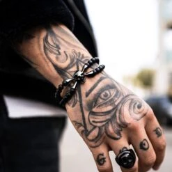 Bracelet SpiderHD En Pierres Et Acier