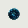 Topaze Naturel Bleu London Taille Brillant Rond 6 Mm
