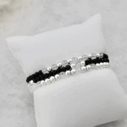 Trio De Bracelet Éclipse -Mathieu Blan Chard Soldes trio de bracelet eclipse mathieu blanchard ptrm12751s trio de bracelet eclipse en onyx crystaux et hematite mathieu blanchard joaillerie 42067266207992