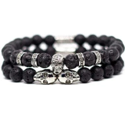Devant -Mathieu Blan Chard Soldes trio de bracelets magnum skeletonhd trio de bracelets magnum pierre de lave mathieu blanchard mathieu blanchard joaillerie 1170887021